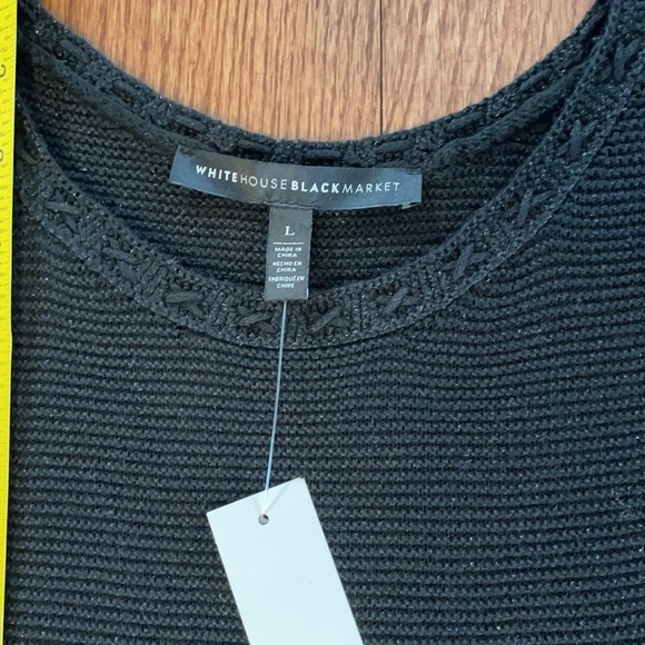 WHBM Tank tunic top!!! Tank  knit. Has sheen threads in it. Size Med/lrg - Picture 6 of 10